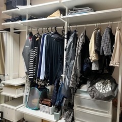 IKEA エルヴァーリ ワードローブの画像