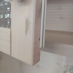 ★ジモティ割あり★ 東馬 レンジボード ホワイトベージュ W75×D44.5×H180 クリーニング済み TC1642