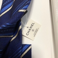 CHANEL ネクタイ 新品　箱付き　ストライプ　入学式 卒業式 入社式 ビジネスの画像