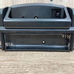 【レガストック江東店】 卓上ラジオ　AM FM　小型ラジオ　レトロ風　PR-23の画像