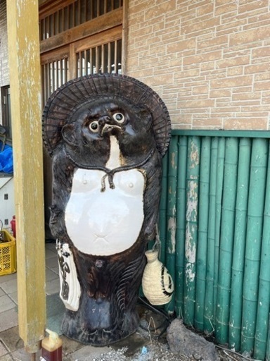 たぬき信楽焼 約150cm 置物 商売繁盛 縁起物 玄関 陶器