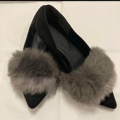 ファーパンプス