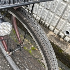 AIR bike 電動アシスト　電動自転車　ブラウンの画像