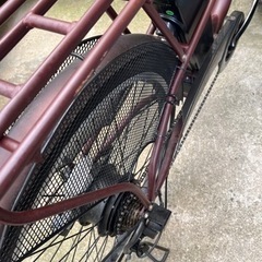 AIR bike 電動アシスト　電動自転車　ブラウンの画像