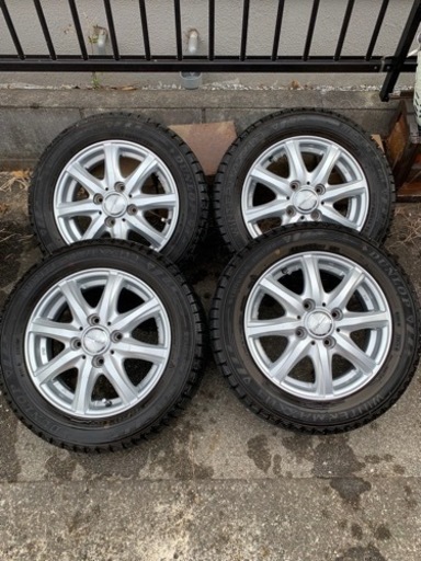 スタッドレスタイヤ　ダンロップ　155/65R13