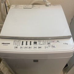 Hisense 洗濯機 生活雑貨の中古が安い！激安で譲ります・無料で