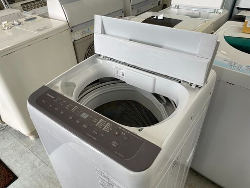 洗濯機の分解クリーニング行っています！配送設置込み２０２１年製　パナソニック7.0K洗濯機　　分解クリーニング済み！！