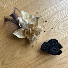 花のブローチ、コサージュセット