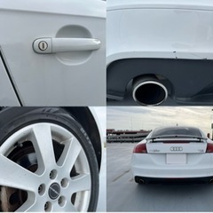 【売却決定】🉐H23年 TTクーペ 2.0TFSIクアトロ 4WD 【車検R8/2】 Audi アウディ 赤革フルレザーシート/ナビ/フルセグTV/ターボ/ETC/四駆の画像