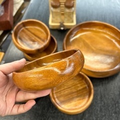 woodpecker 木製 ボウル サラダセットの画像