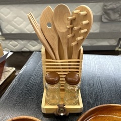 woodpecker 木製 ボウル サラダセットの画像