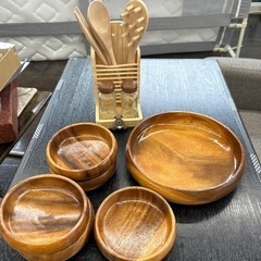 woodpecker 木製 ボウル サラダセット