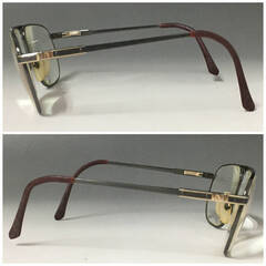 🔷🔶🔷UNY8/24 VINTAGE RODENSTOCK 眼鏡 メガネ RODAFLEX ツーブリッジ ダブルブリッジ 度入り ローデンストック ヴィンテージ アンティーク〇🔷🔶🔷の画像