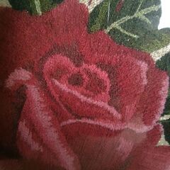 掛軸刺繍の薔薇の画像