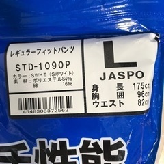 K2402-549 DESCENTE レギュラーフィットパンツ STD-1090P 練習用ユニフォームパンツ Lサイズ 未使用品の画像