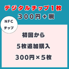 １２５００円デジタルチップ(名刺)がリアル制作２時間で完成します。シンプルページが完成！の画像