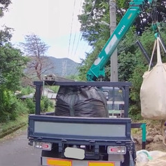 ユニック作業　重量物運搬　吊上げ１トンまで　クレーン