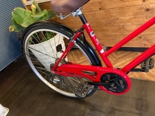 前輪タイヤ・前輪チューブ新品！】LEDオートライト 6段変速 27インチ