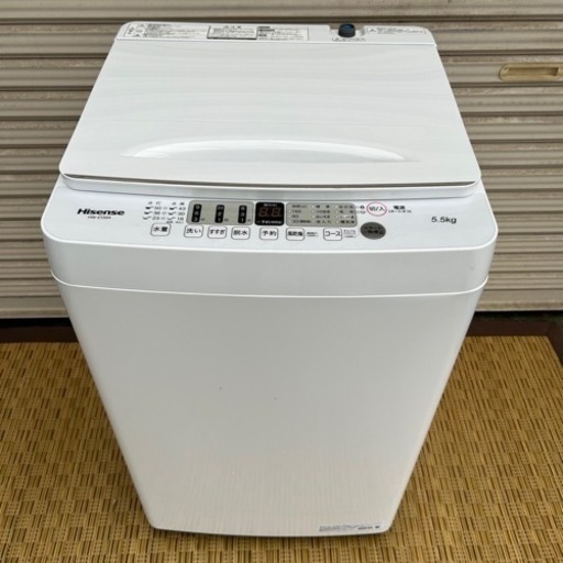 【取引中】B733 2022年製　Hisense 洗濯機　HW-E5504 容量5.5kg
