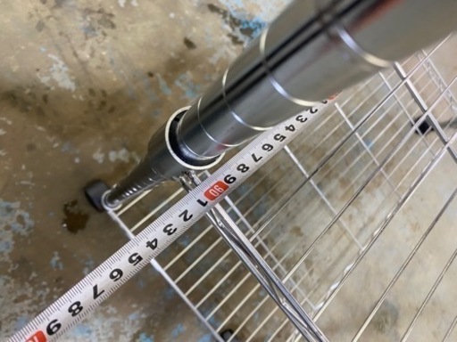 メタルラック！キャスター付！未使用品！縦1550mm横900mm奥行450mm