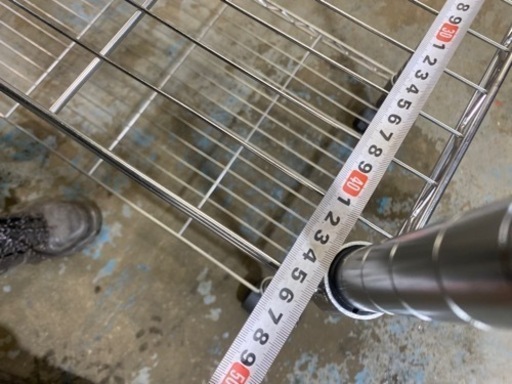 メタルラック！キャスター付！未使用品！縦1550mm横900mm奥行450mm
