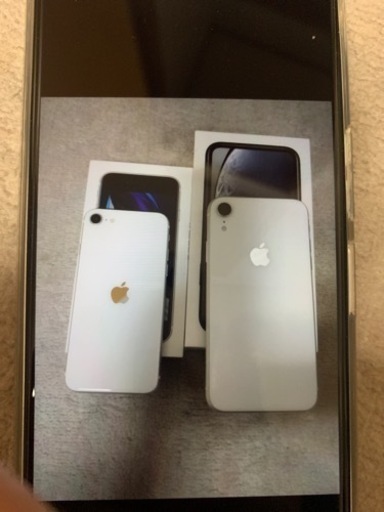iphone SE2  64GB iphone  XR 128GBの2台になります。