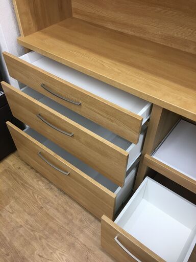 ★ジモティ割あり★ ニトリ　NITORI 食器棚　コパン  W120×D38×H180 クリーニング済み SJ5113