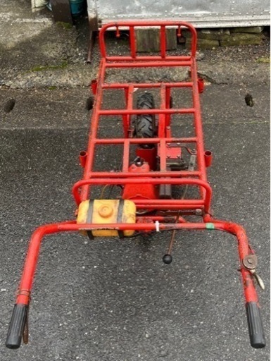 三菱　エンジン駆動　パワーカート　PC.1M-2S型　エンジン式　一輪車　キャリアカー　運搬機　動力