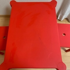 【IKEA/イケア】UTTER ウッテル 子ども用テーブル&椅子の画像
