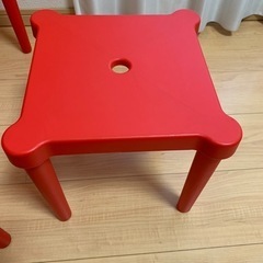 【IKEA/イケア】UTTER ウッテル 子ども用テーブル&椅子の画像