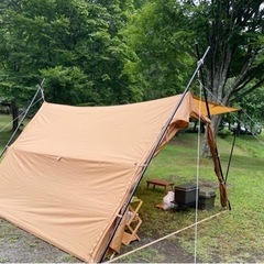 【交渉中】キャンプ用品【訳アリ品】テント　イグニオ　ツーポールシ...