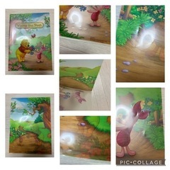 ディズニー クリアファイル 3点セット ミニー プーさん チシャ猫 赤 黄色 黒の画像