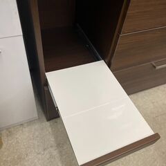 【ジモティ限定自社配送エリア配達無料！】ニトリ 食器棚 レンジボード キッチンボード ビゼン120の画像