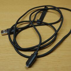 【ジャンク】USBケーブル  Type-A to microB  約1.5mの画像