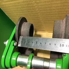 電動AC100V チェーンブロック　120kg トロリー付き　中古美品　二葉社製　ホイスト、ウインチ