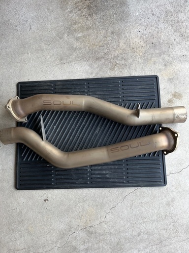 カイエン　958.2 後期　セカンダリ　カット　マフラー