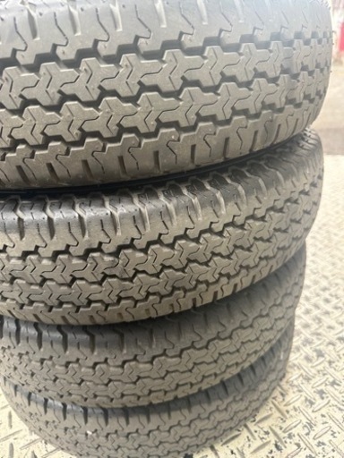 ヨコハマ SUPER VAN 355　 145/80R12 80/78N LT 新車外し 中古走行距離500km以下　4本　1セット