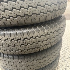 ヨコハマ SUPER VAN 355　 145/80R12 80/78N LT 新車外し 中古走行距離500km以下　4本　1セットの画像