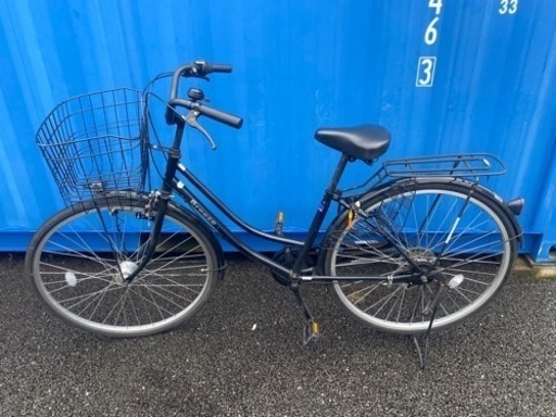 27インチ　6段変速　ママチャリ　ブラック