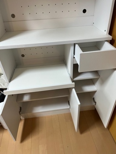 食器棚　スライドテーブル付き　分解可
