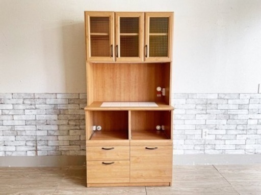 カントリー調カップボード　2/29まで5000円OFF