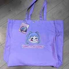 【未使用品】ペコちゃん　ビッグトートバッグ