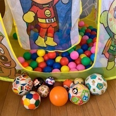 【値下げしました】アンパンマン ボールテントパンこうじょう
