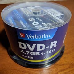 DVD-R 4.7GB 50枚 (Verbatim)(データ用)の画像