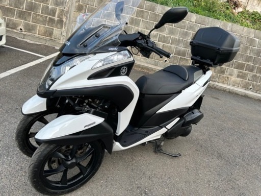 YAMAHA トリシティ155 側車付登録　通勤　通学　送迎　横浜　1万キロ　バイク　スクーター　ビッグスクーター