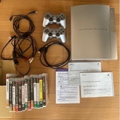 ps3 コントローラー2個　ソフト13本セット　動作確認済み