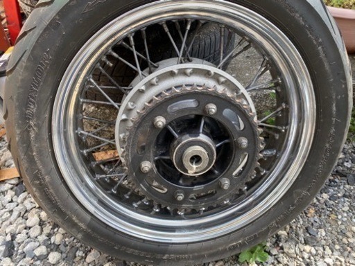 ゼファー1100リヤスポークホイル