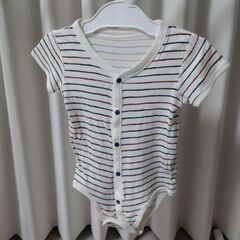 前開きボディスーツ（80cm）4枚まとめて500円　※バラ売りも可の画像