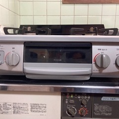 ガスコンロ 都市ガス 右強火の画像