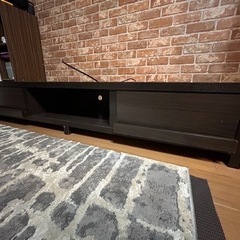 テレビ台 ダークブラウン ロータイプ ローボード